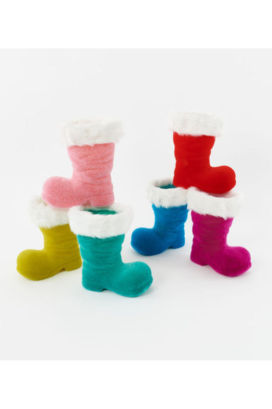 Large 10" Flocked Boot