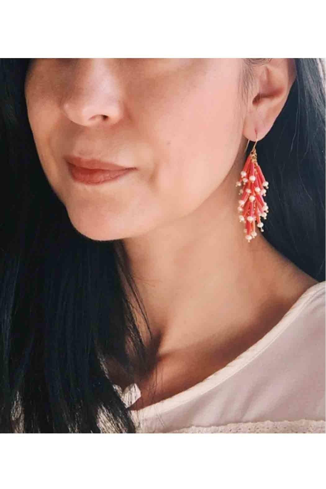 Cluster Fringe Earring