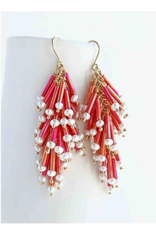 Cluster Fringe Earring