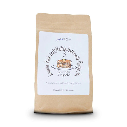 Lavender Buckwheat Malted Buttermilk Pancake Mix