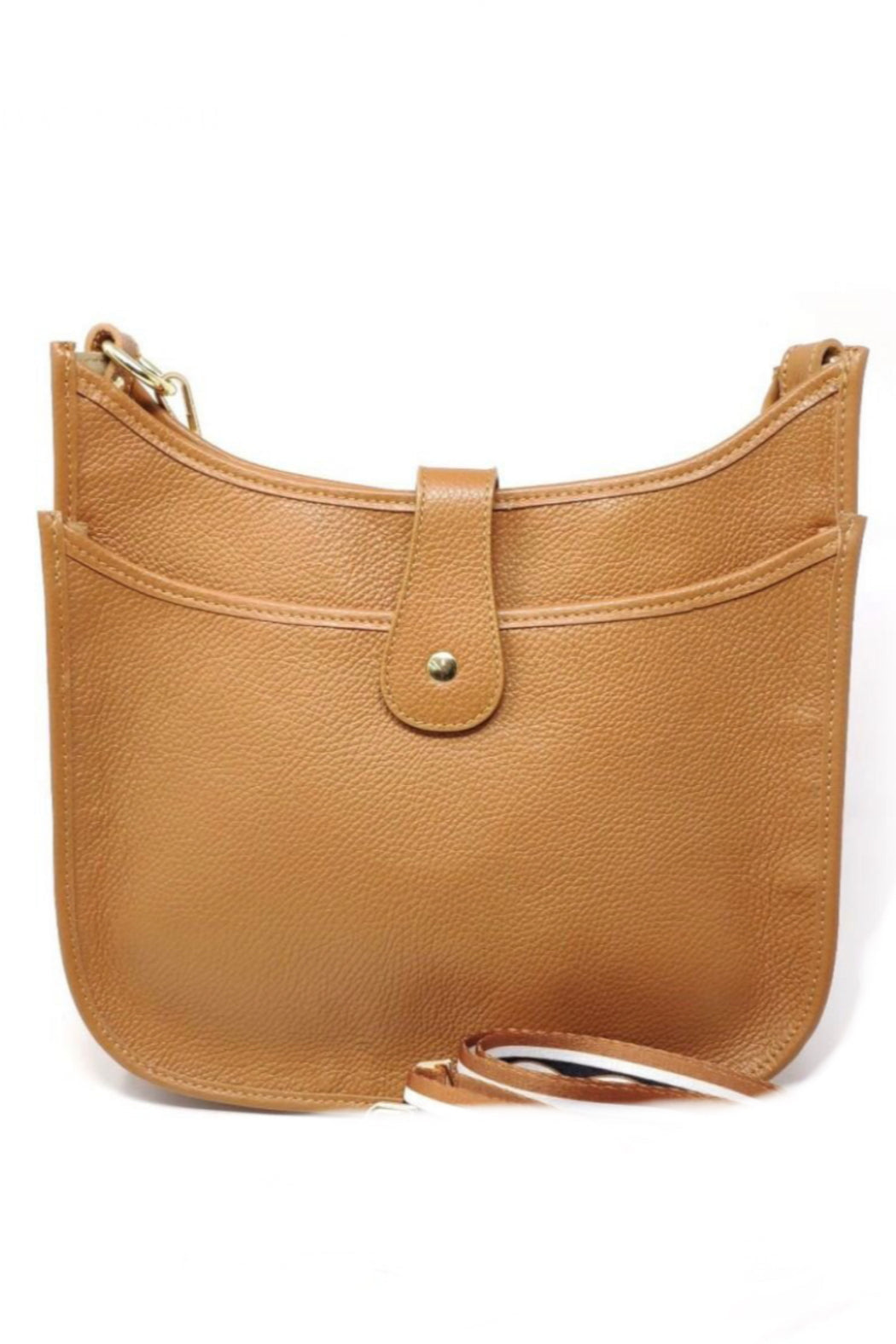 Leather Messenger Adjustable Crossbody Bag