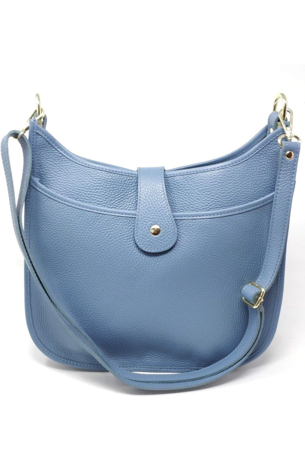Leather Messenger Adjustable Crossbody Bag