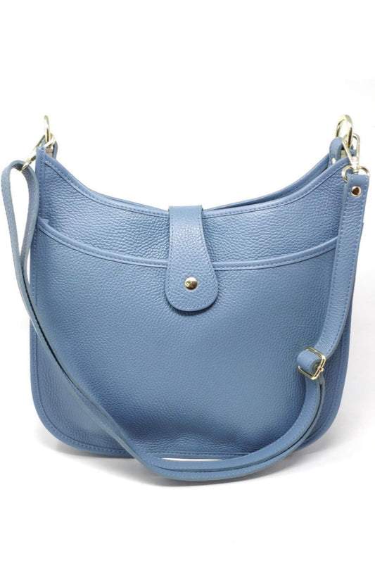 Leather Messenger Adjustable Crossbody Bag