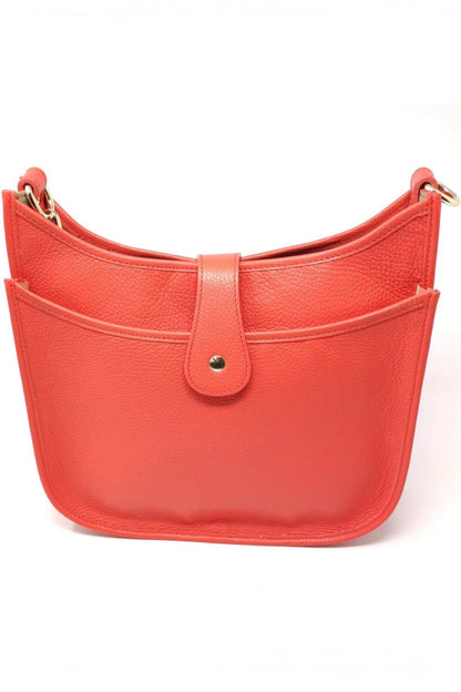 Leather Messenger Adjustable Crossbody Bag