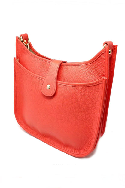 Leather Messenger Adjustable Crossbody Bag