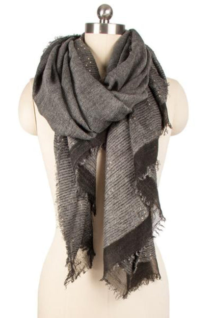 LENOX CHARCOAL GREY SCARF