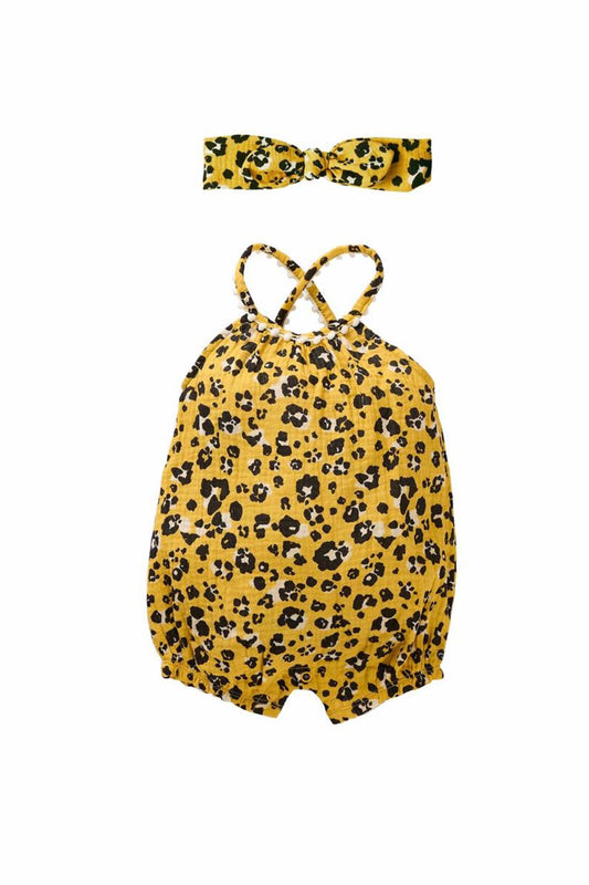 Leopard Bubble & Headband Set