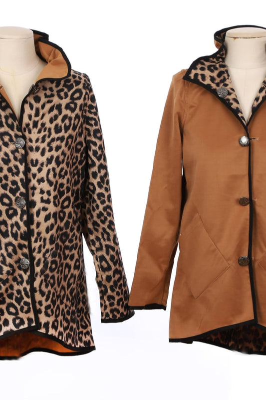 Leopard Reversible Coat/Jacket
