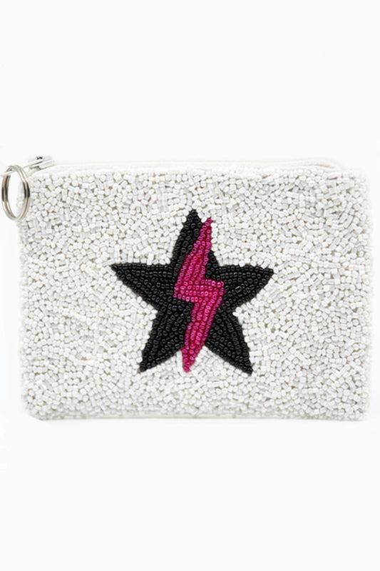 Lightning Bolt on Star Coin Purse