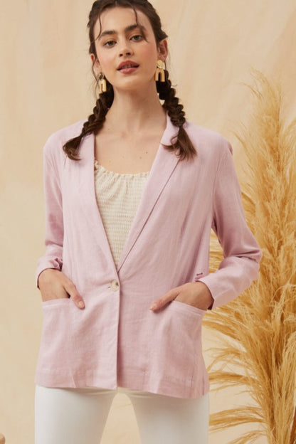 Lightweight Linen Blazer