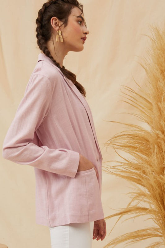 Lightweight Linen Blazer