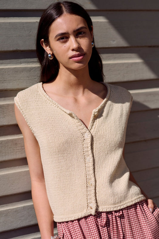 Natural Cotton Vest