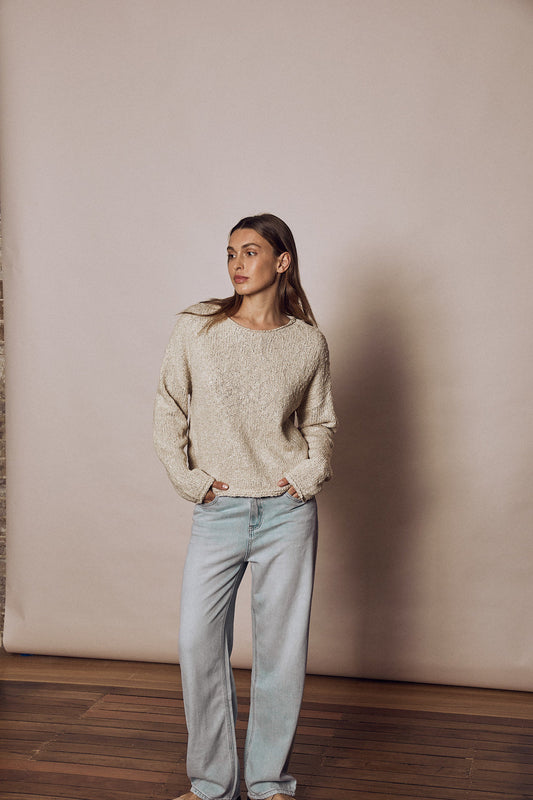 Natural Relaxed Sweater
