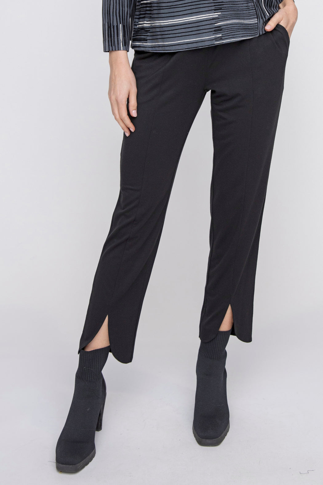 Black Jersey Pant