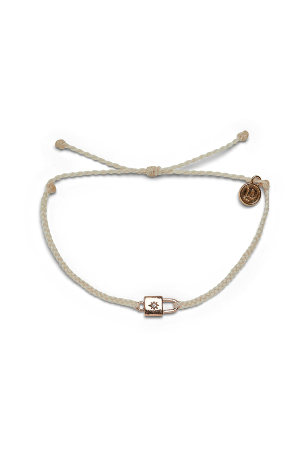 Lock Charm Bracelet-Vanilla