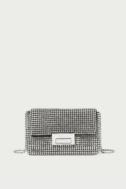 Diamanté Flap Pouch