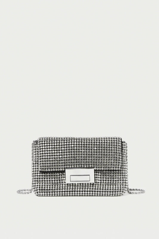 Diamanté Flap Pouch