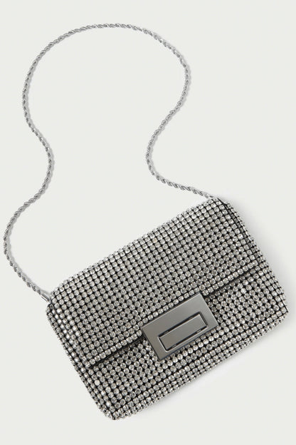 Diamanté Flap Pouch