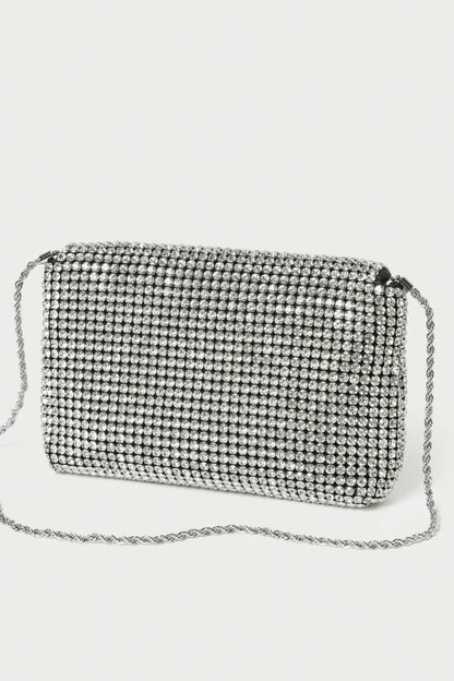 Diamanté Flap Pouch