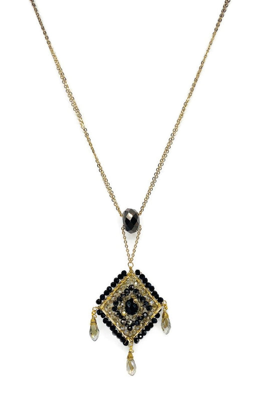 Long Crystals Necklace