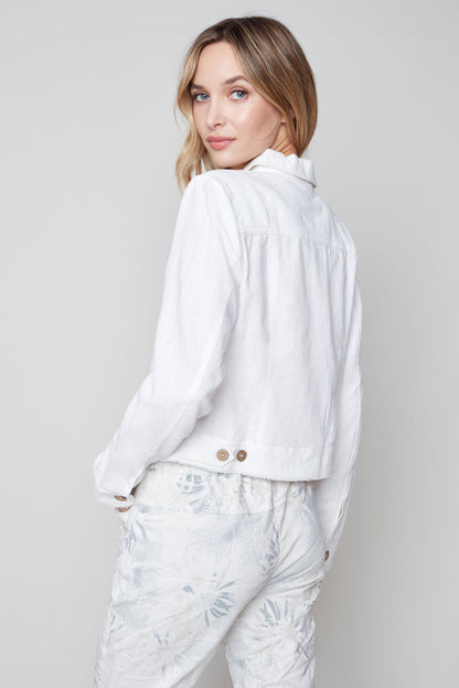 Long sleeve button up jacket