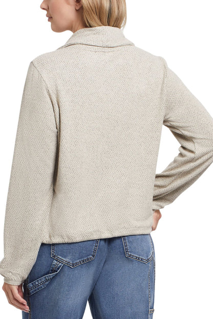 Long sleeve cowl neck sweater