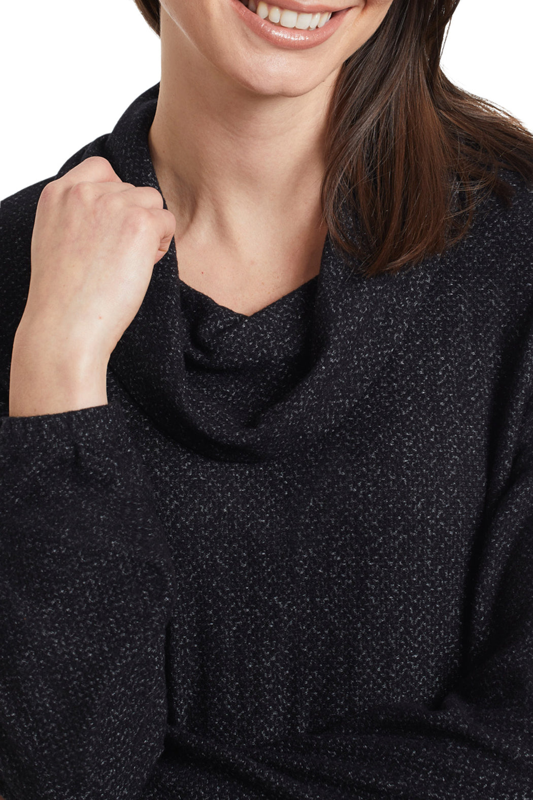 Long sleeve cowl neck sweater