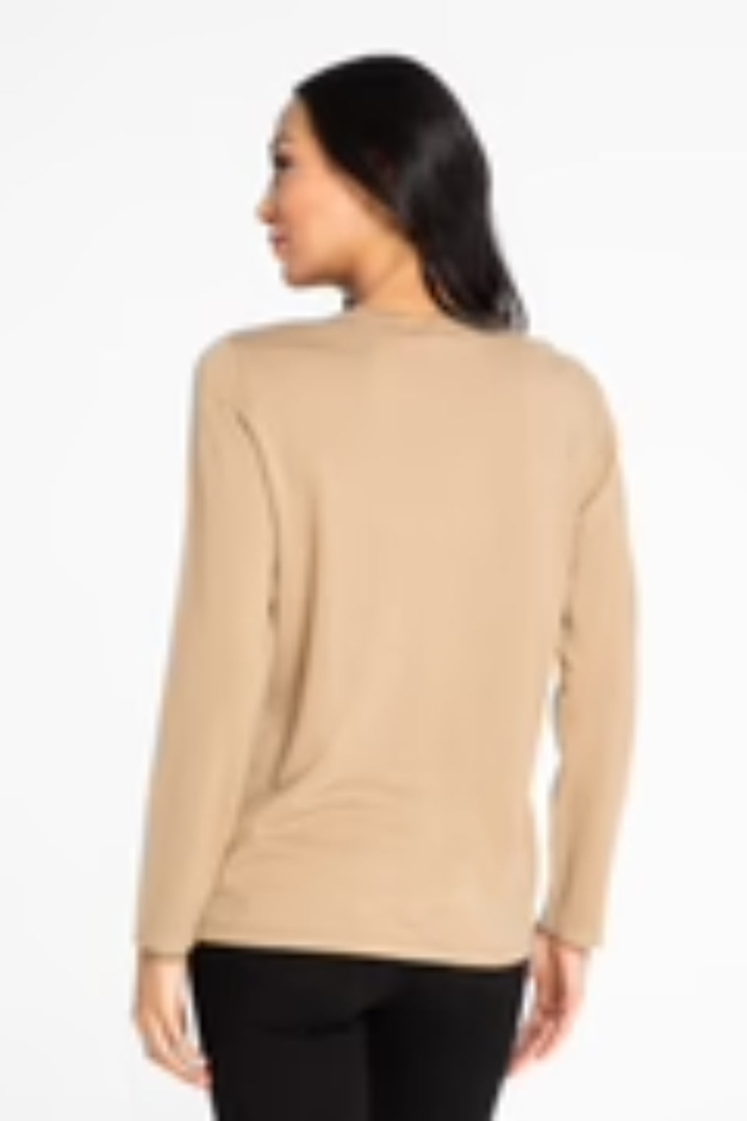 Long sleeve high neck top