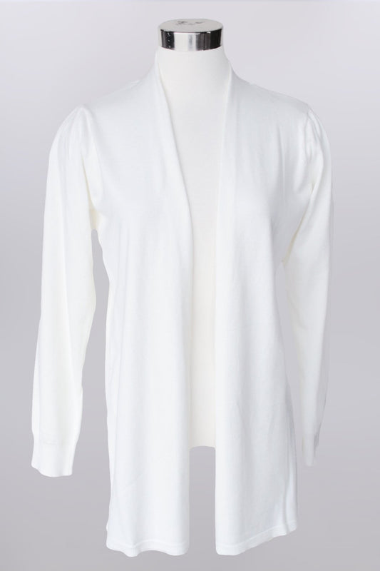Long sleeve open front cardigan