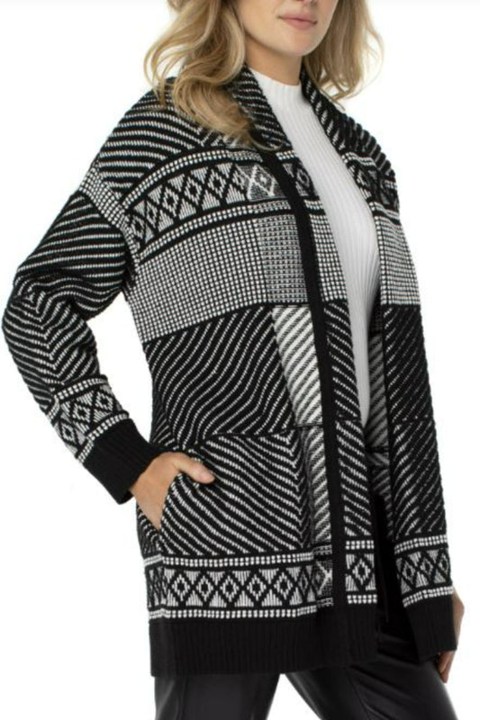 Long Sleeve Open Front Cardigan