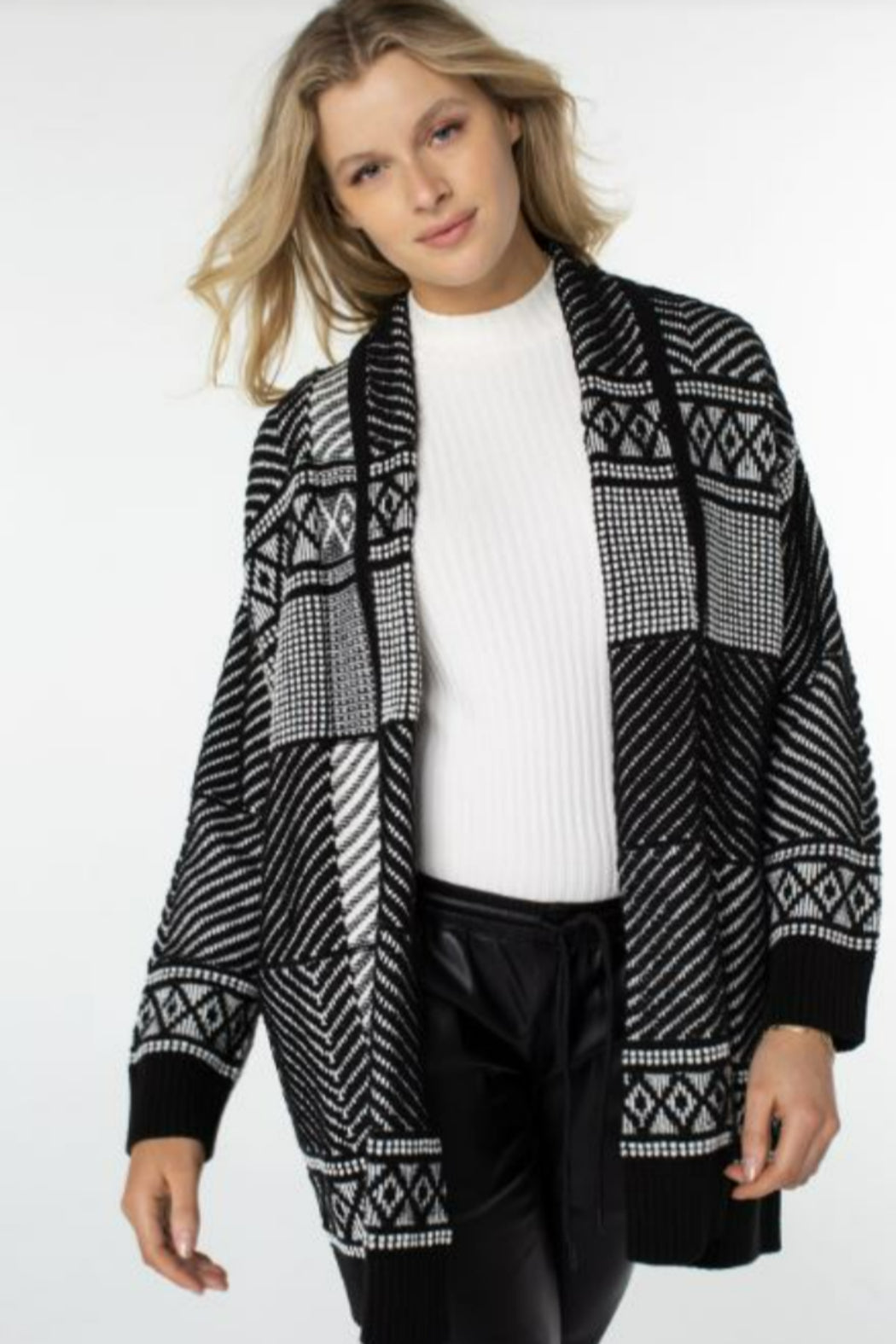 Long Sleeve Open Front Cardigan