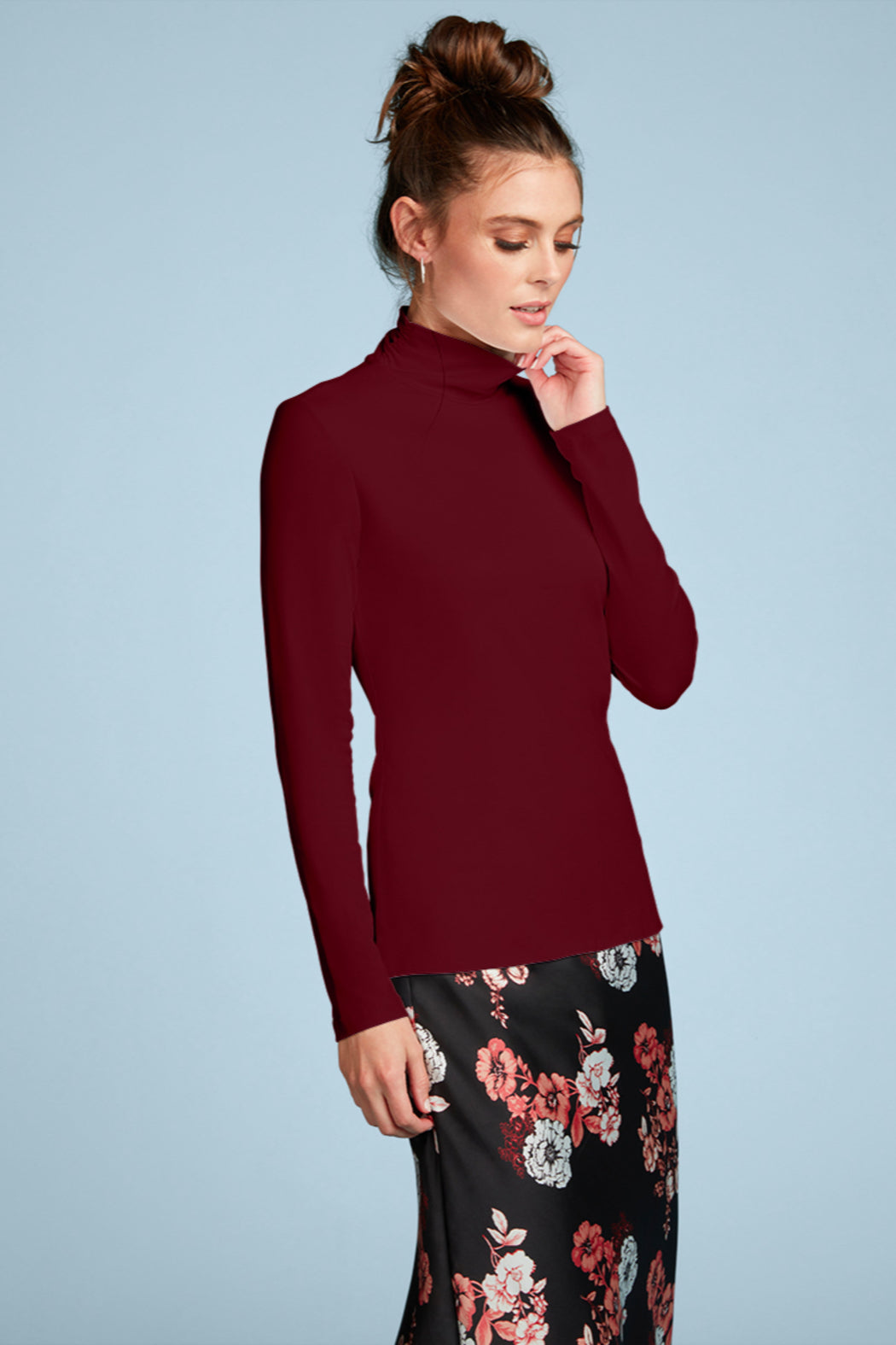 Long Sleeve Turtlenecks-UPF 50+