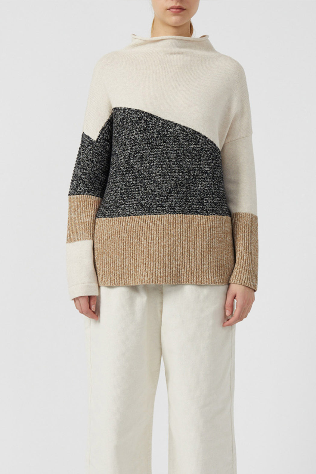 Lotty Color Block Sweater