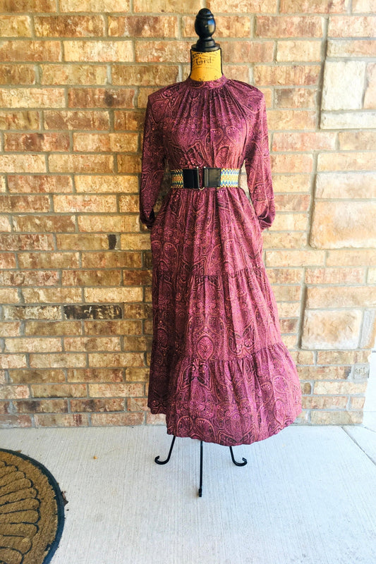Patterned Smock Dress