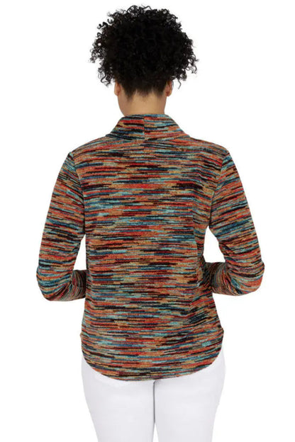 Luxe Chenille Cowl Neck Top