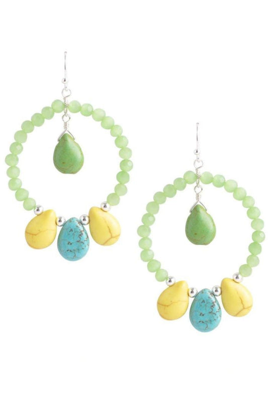 Lime Drop Earrings
