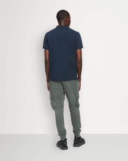Moose Knuckles Gold Pique Polo