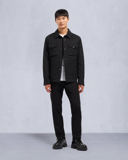 Moose Knuckles Mens West Shirt Jacket in Black