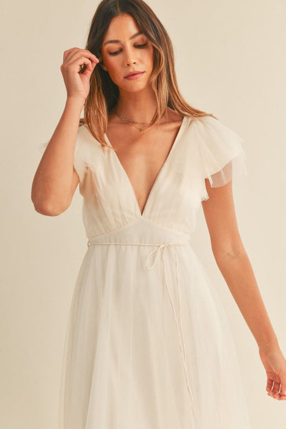 Debra Tulle Midi Dress