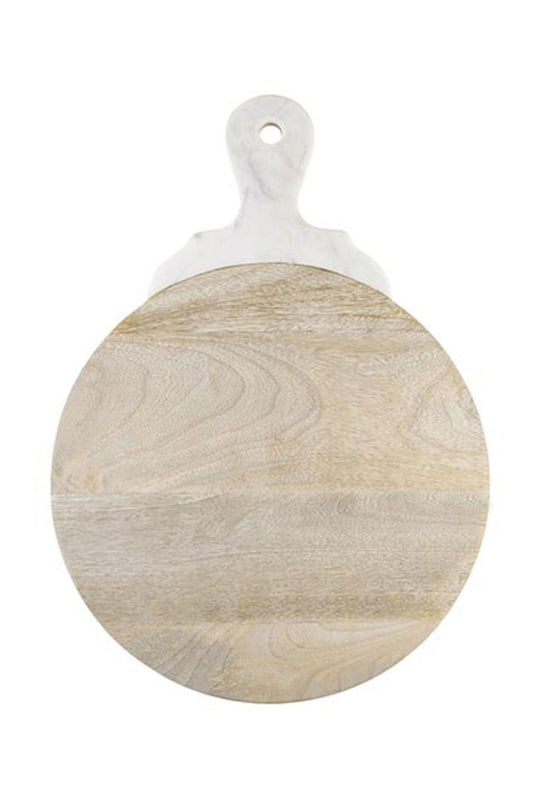 Marble Handle Wood Board
