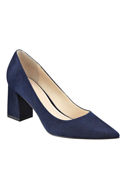 Marc Fisher LTD Zala Block Heel Pointy Toe Pump
