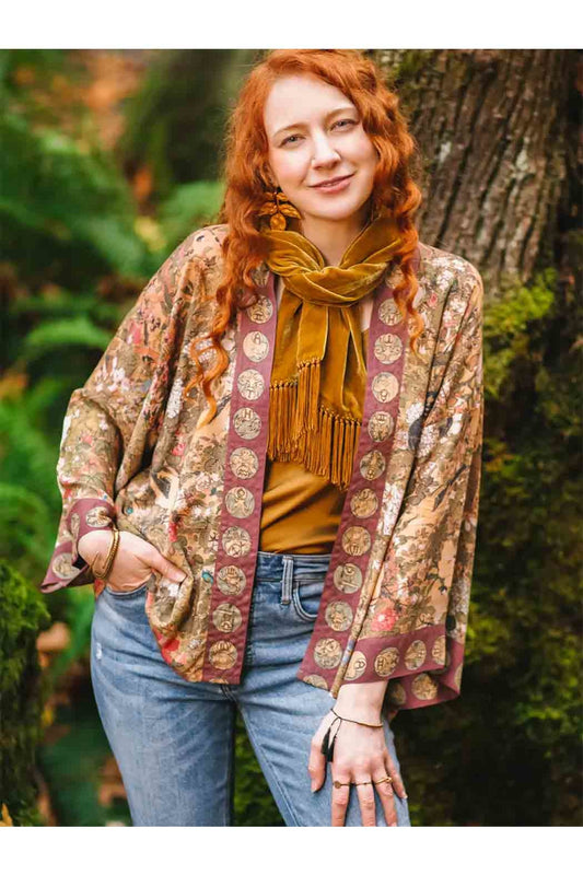 Dreamweaver Cropped Kimono