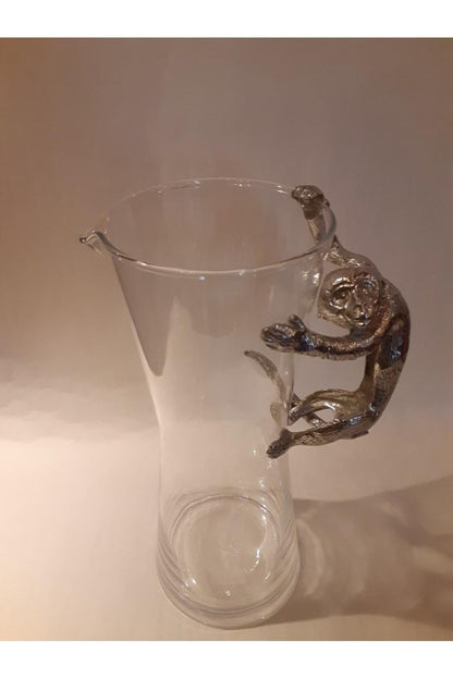 Glass Monkey Jug
