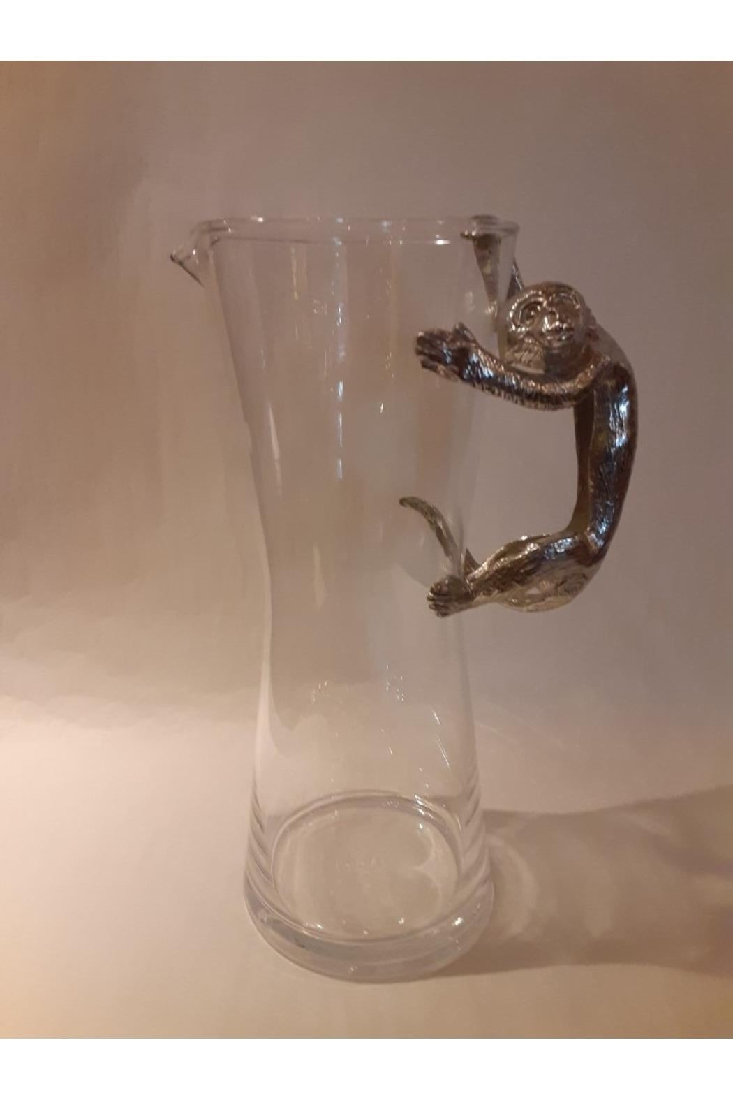 Glass Monkey Jug