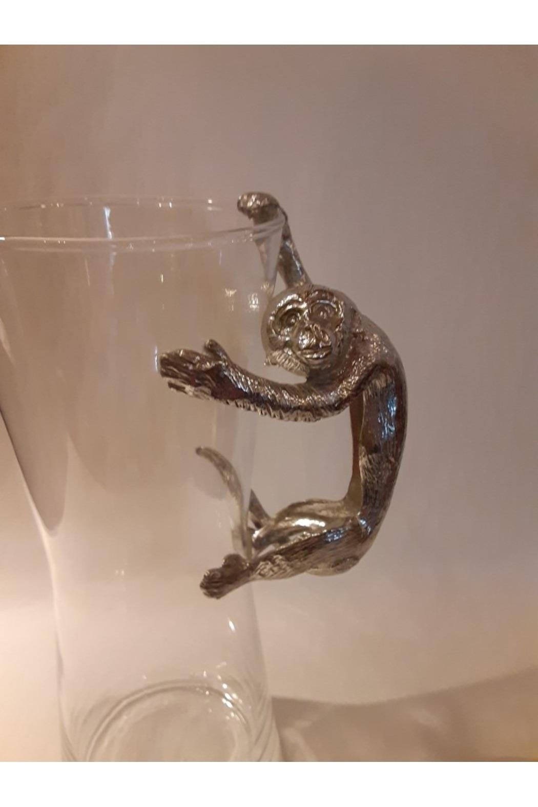 Glass Monkey Jug