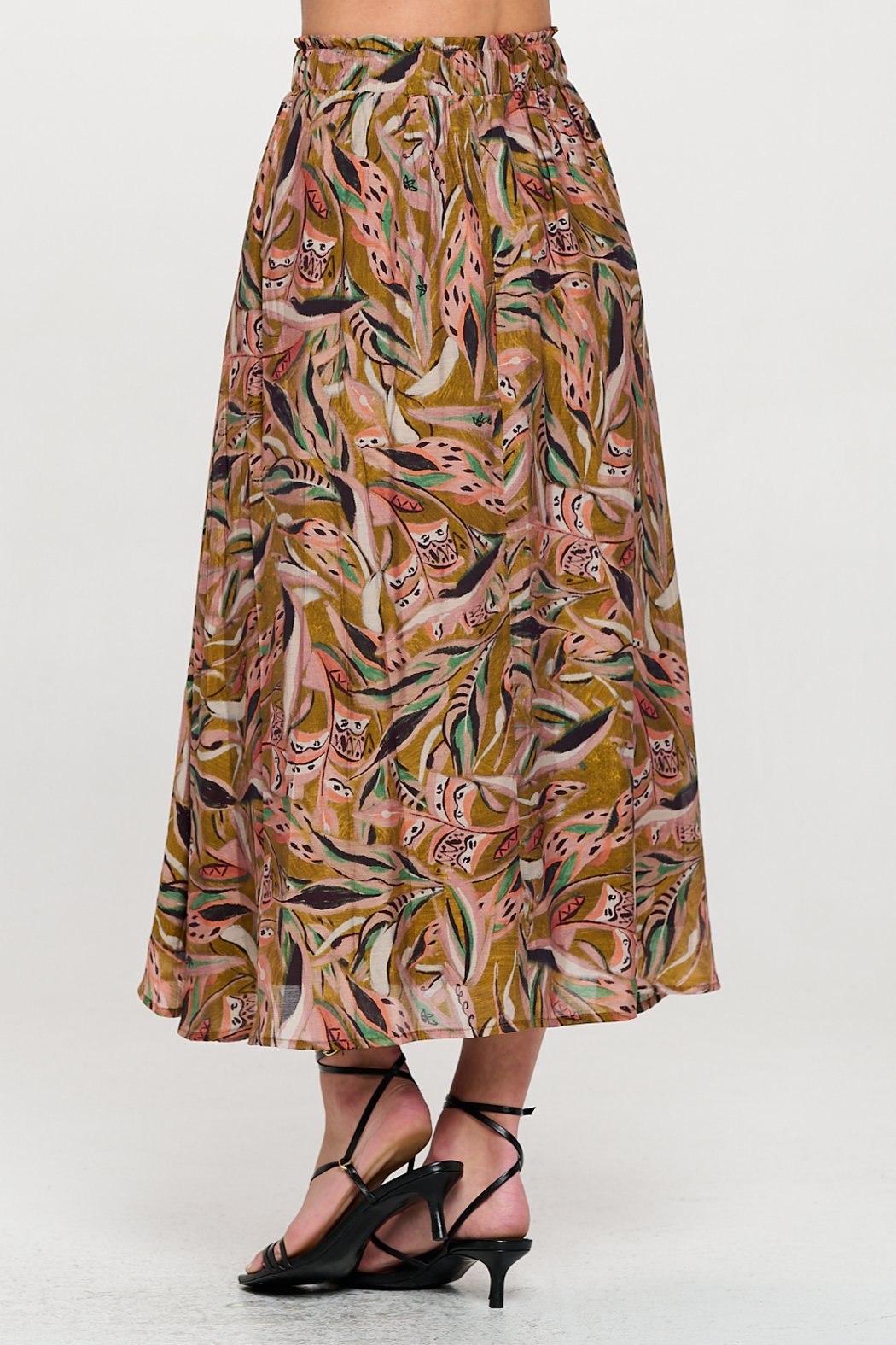 Autumn Leaves Olive Anna Skirt