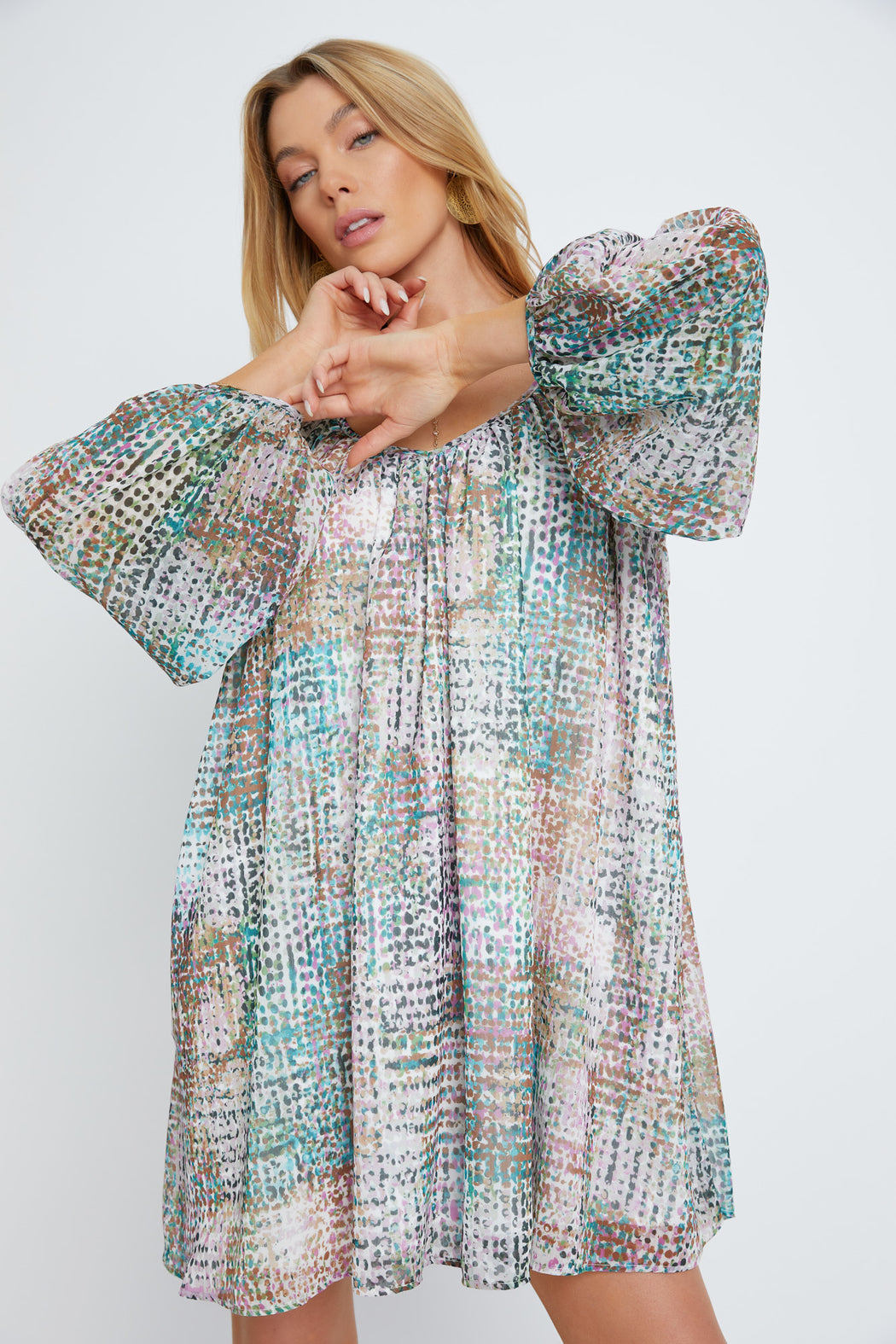 Multi Pebble Hideaway Dress