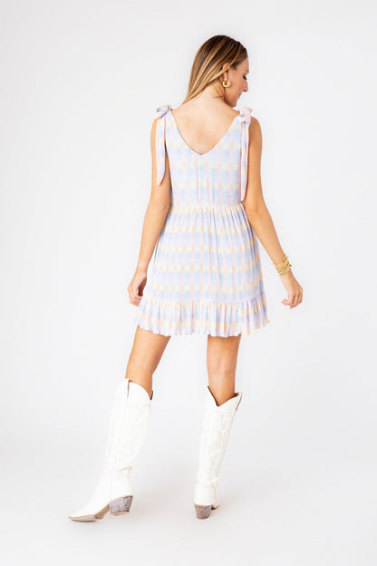 Pastel Check Daphne Dress