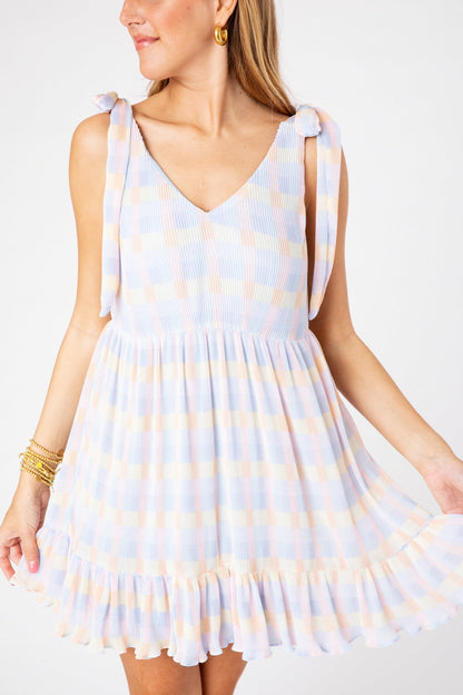 Pastel Check Daphne Dress