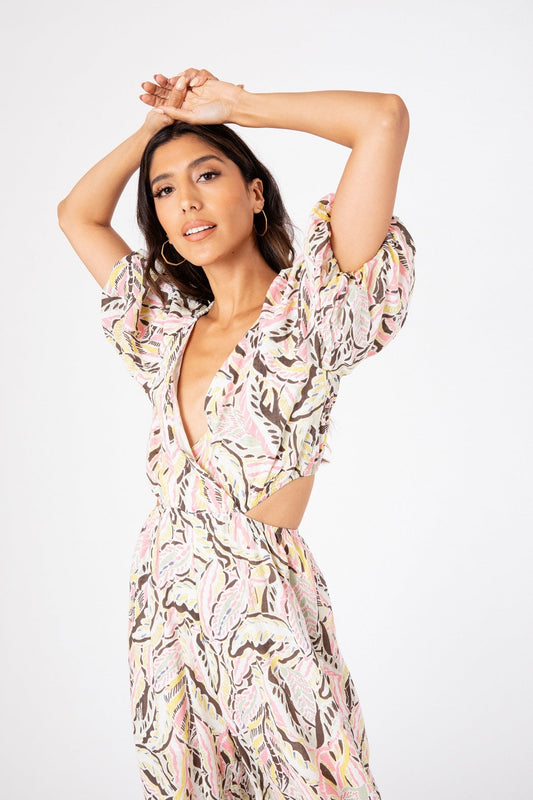 Pink Art Casey Jumpsuit